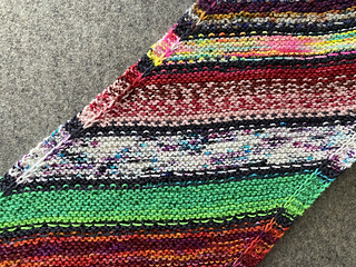 Scrap Buster, slip stitch color changes