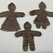 Gingerbread People, sock weight yarn.
