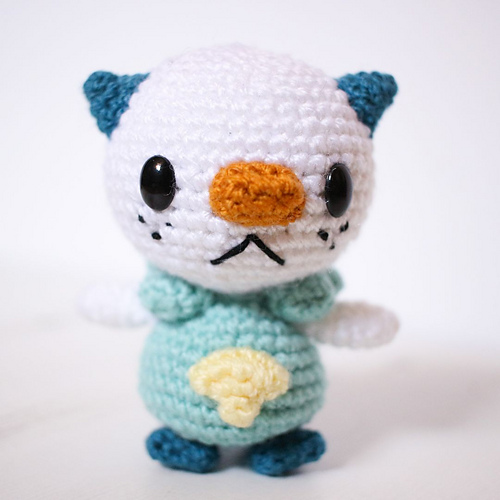 Oshawott Pokemon Amigurumi - Cathrine Johansson