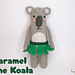 Caramel the Koala pattern 