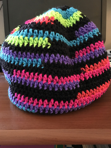 Easy Half Double Crochet Slouch Hat photo 1