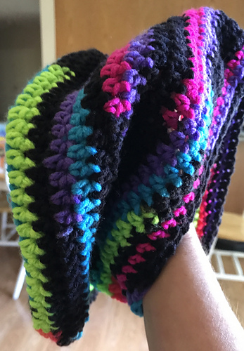 Easy Half Double Crochet Slouch Hat photo 3