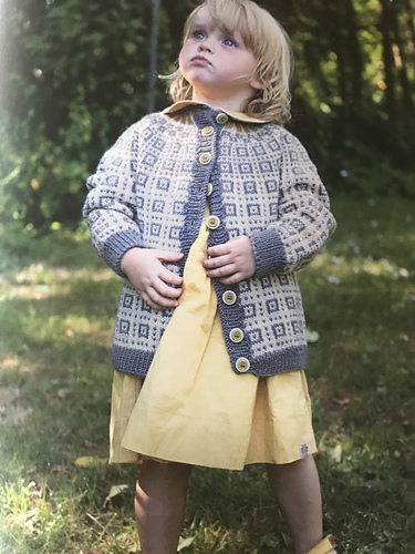 Høstruta til Barn | Autumn Blocks Cardigan - Kristin Wiola Ødegård