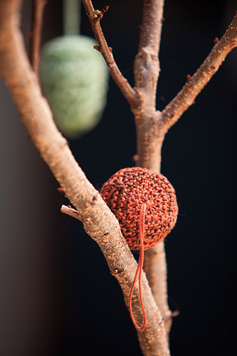 Knitted Pinecone Ornaments - Interweave Knits