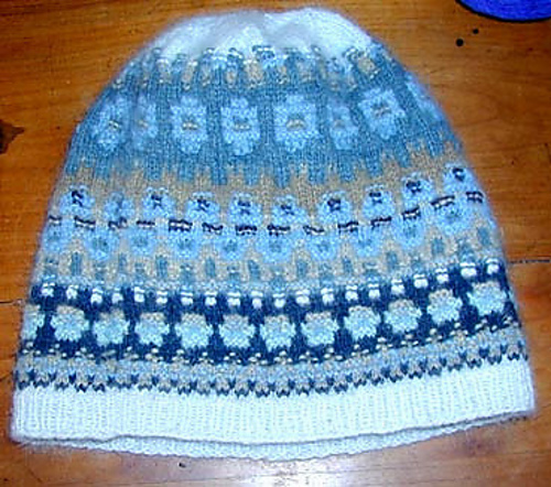 Ravelry: The Blue Shimmer Cap POC pattern by Anna-Lisa Mannheimer Lunn