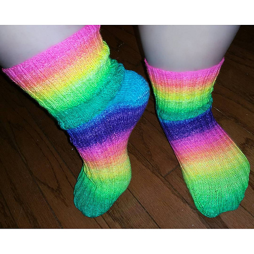 Ravelry Extra Large Socks for Swollen Feet pattern by Stacie Strickland