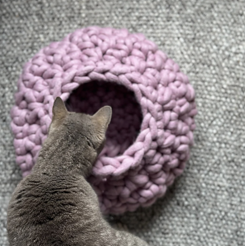 Crochet Cat Cave