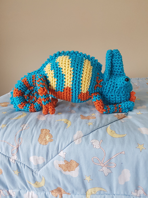 chameleon plush pattern