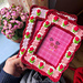 Checkerboard Tulip Picture Frame pattern