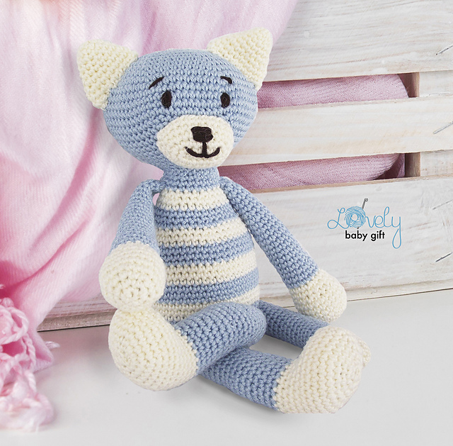 crochet stuffed cat pattern