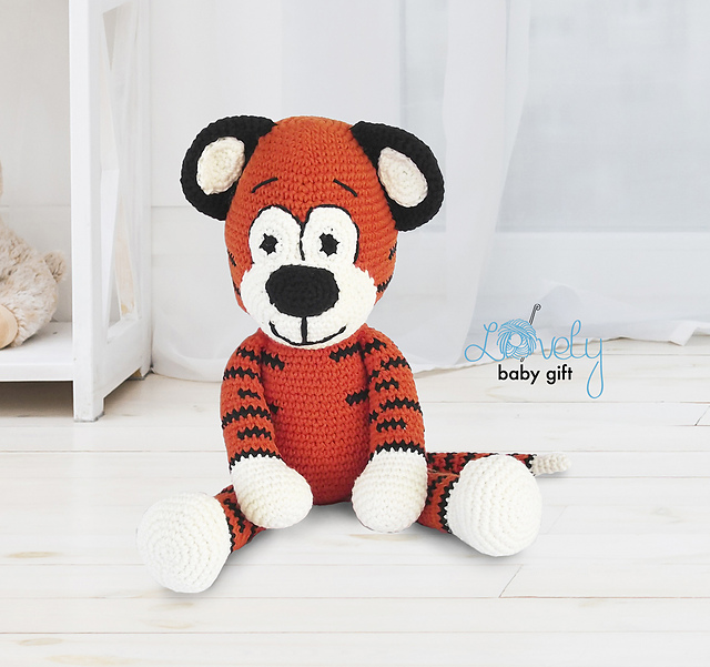 Ravelry: Tiger Amigurumi Animal toy pattern by Viktorija Dineikiene