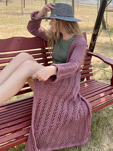 Ravelry: Silver Spring Lace Duster pattern by Amanda Lee