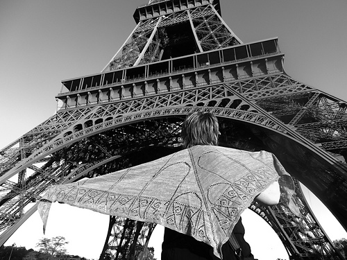 Ravelry: Eiffel Tower Shawl pattern by Natalie Servant