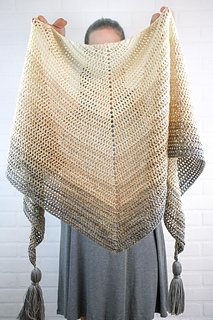 This Should Be Your First Triangle Crochet Shawl Free Pattern