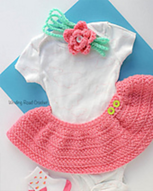Herringbone Baby Skirt