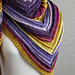 Mountain Ridge Shawl pattern 