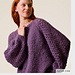 Lace-Sleeved Sweater Knit in the Round pattern 