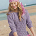 # 25 Pull au motif à feuilles pattern 