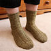 Ridge Socks pattern 