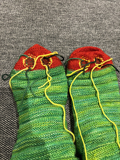 Wrong side of duplicate stitching