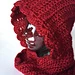 Red Riding Hood cowl pattern 