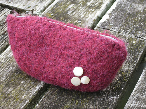 Felted Coin or Notions Purse photo 2