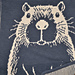 Mosaic Blanket Capybara Tappy pattern 