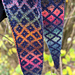 Knit Triangle Scarf Ember pattern