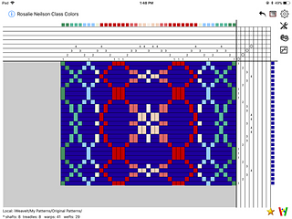 Profile draft with colors. Real colors will be a bit more muted.