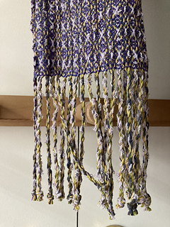 Fringe and hemstitch detail