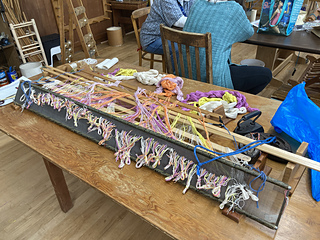 Sleyed all 705 ends