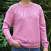Classic Lace Yoke Neck Sweater pattern 