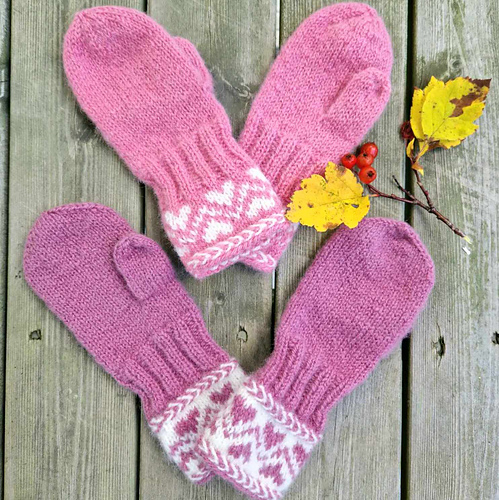 Hjerteslag Votter til Barnehage - MaBe