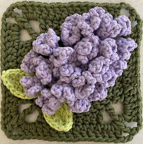 Lilla Blomst Granny Square - Anna Lisek