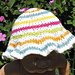 Baby Stripey Sun Hat pattern 