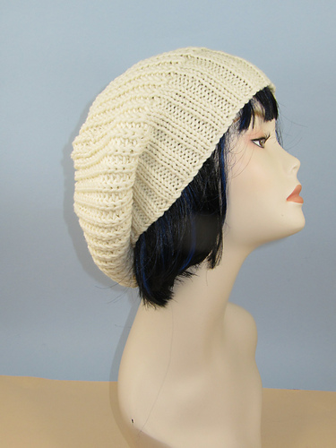 Ravelry: Chunky 2x2 Rib Cuff Fishermans Rib Slouch Hat pattern by ...