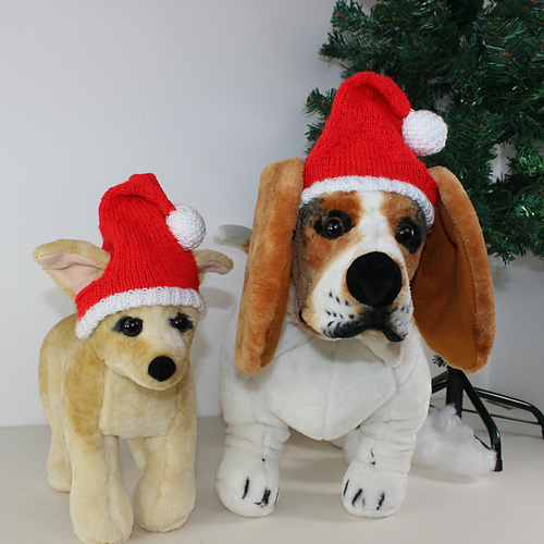 Dog Christmas Santa Hat - Christine Grant
