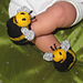 Baby Buzzy Bee Boots pattern 