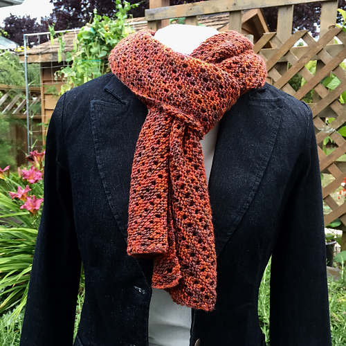 First scarf completed and I am so happy with it : r/knitting