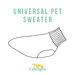 Universal Pet Sweater pattern 