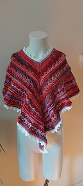 Poncho on Adult mannequin. Original image
