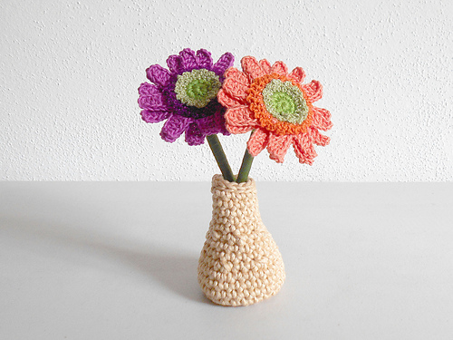 Mini Vase with Flowers