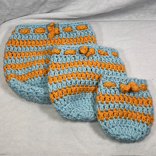 Striped Trinket Bag photo 5