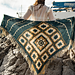 Maracatú Mistery Shawl pattern 