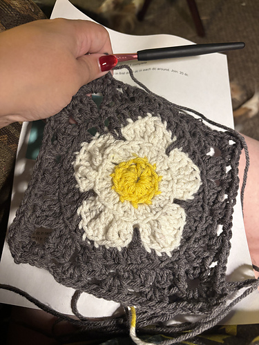 Flower Power Afghan