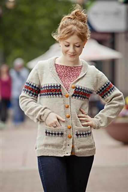 cornflower cardigan