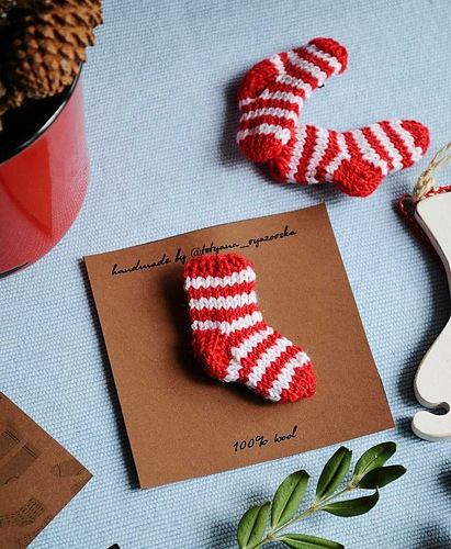 Christmas mini sock photo 1