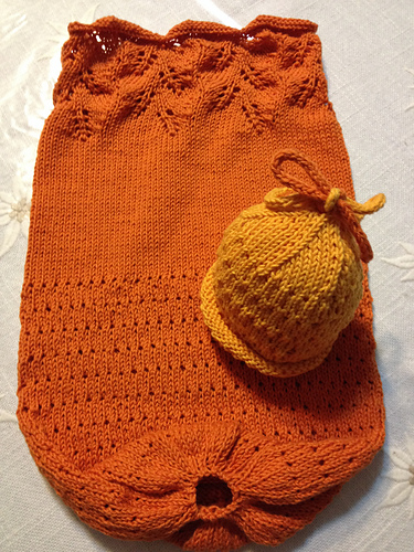 Old Pink Baby Hat & Cocoon photo 5