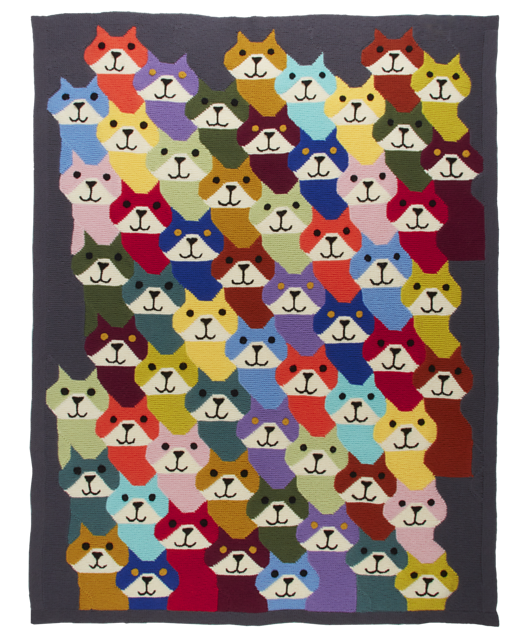 Ravelry More Than a Feline Blanket pattern by Margaret Holzmann