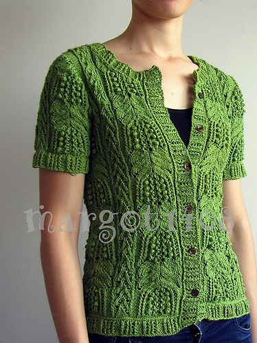 #04 Elegant Short-sleeve Cardigan 다른 모습 2